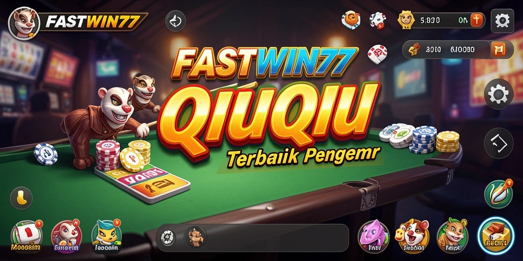 Tampilan gameplay <strong>FASTWIN77</strong> dengan aksi seru bermain QiuQiu.