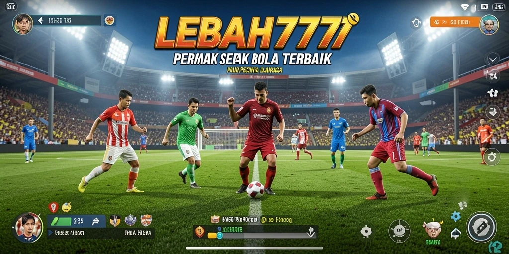Tampilan gameplay menarik dari game sepak bola LEBAH777.