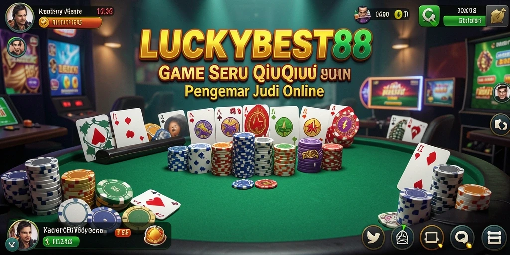 Gameplay seru QiuQiu di LUCKYBEST88 dengan teman-teman.