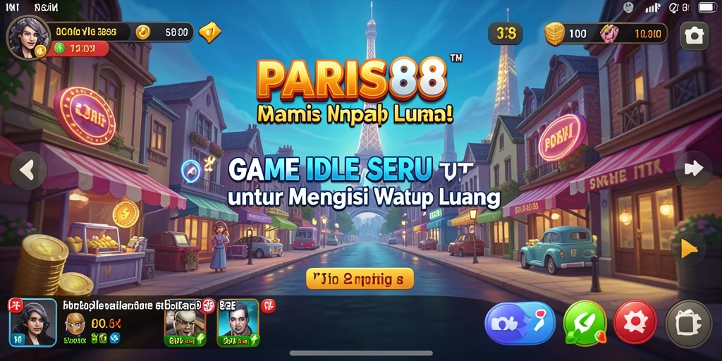 Tampilan menarik gameplay PARIS88 yang seru.