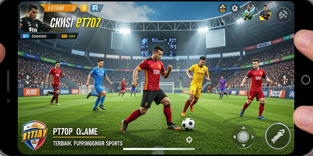 Tampilan dinamis dan menarik dari gameplay PT707