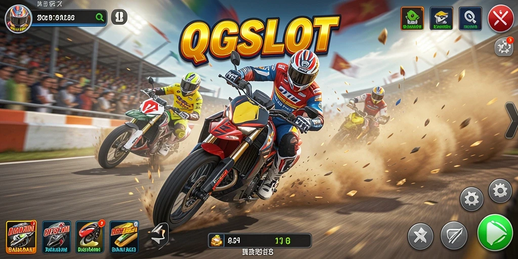 Gameplay seru balapan motor dalam QQSLOT