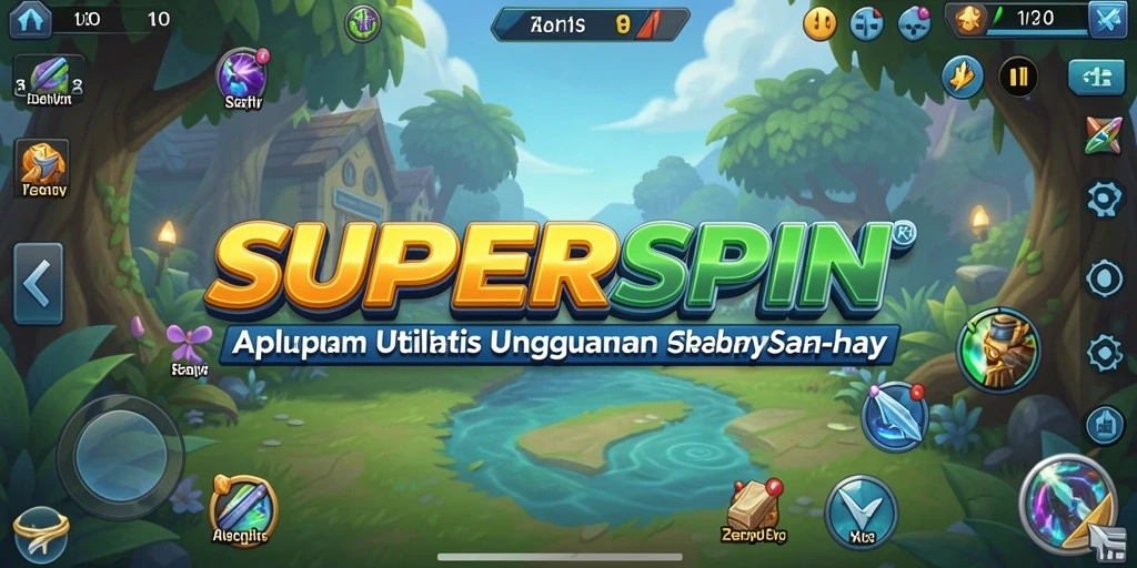 Tampilan utama SUPERSPIN menampilkan pengingat dan jadwal aktivitas pengguna.