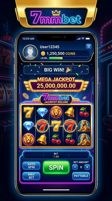 Pengguna menikmati pengalaman unduh yang cepat di 7mmbet.